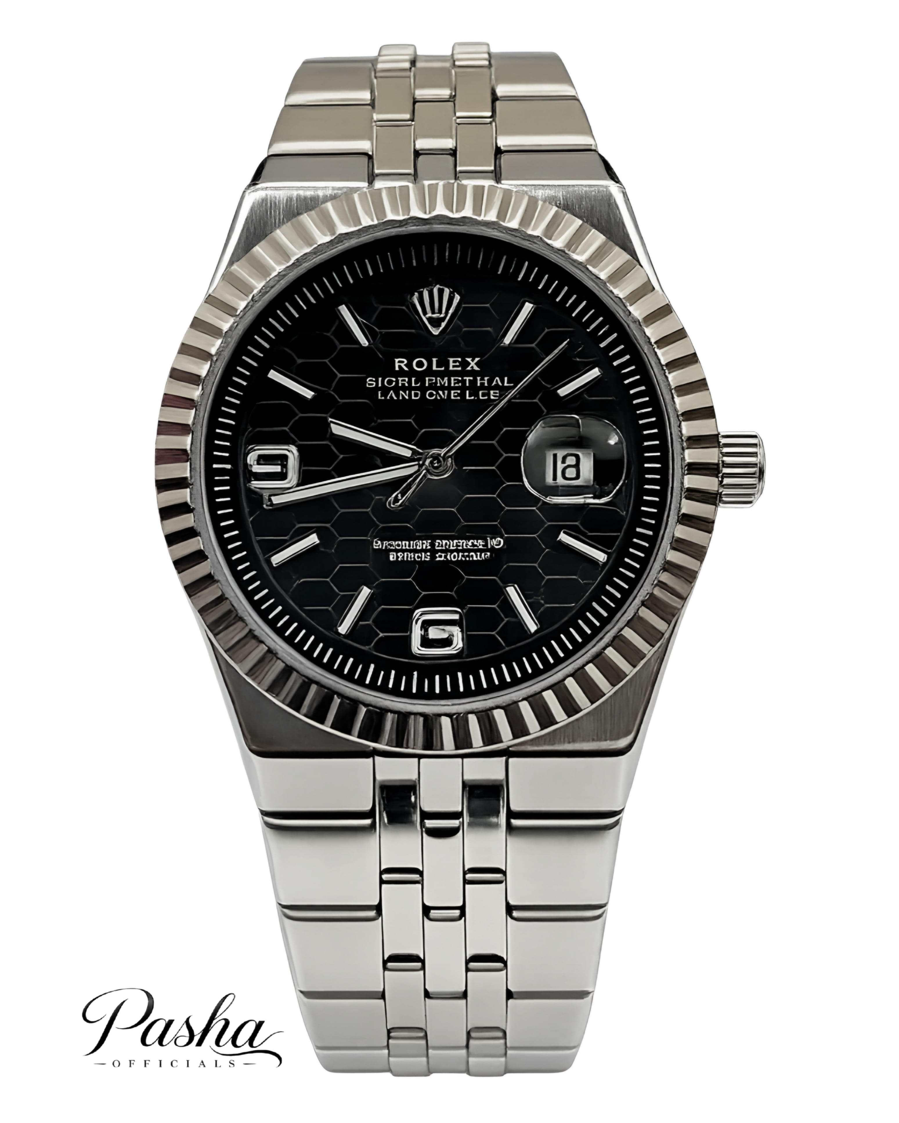 Rolex Style Analog Watch for Men with Date Display